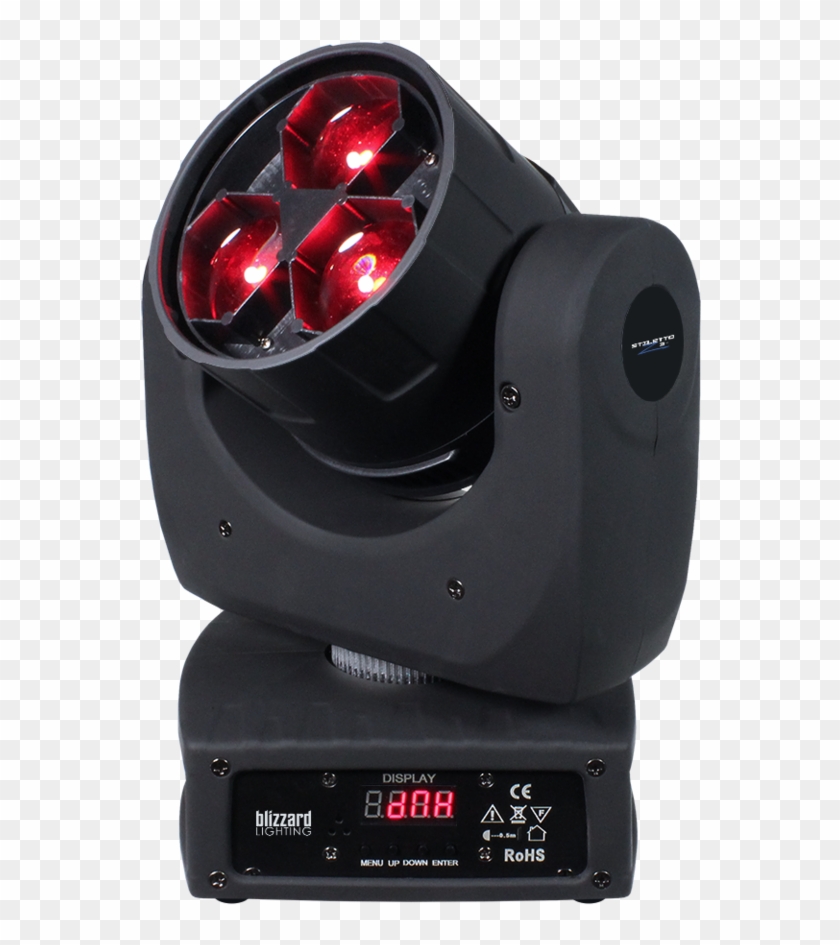 Blizzard Nova Stiletto Z3 4 In 1 Rgbw Mini Moving Head - Electronics Clipart