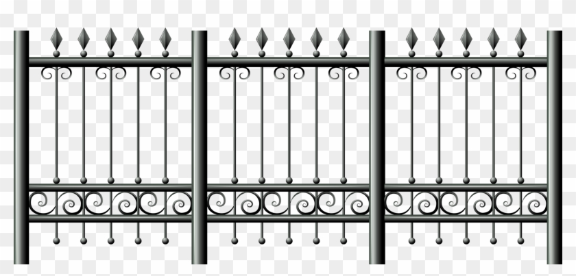 H Clip Fence Panel - Fence Clipart Transparent Background - Png Download #3597060