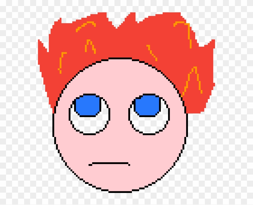 Fire Hair - Pixel Clipart