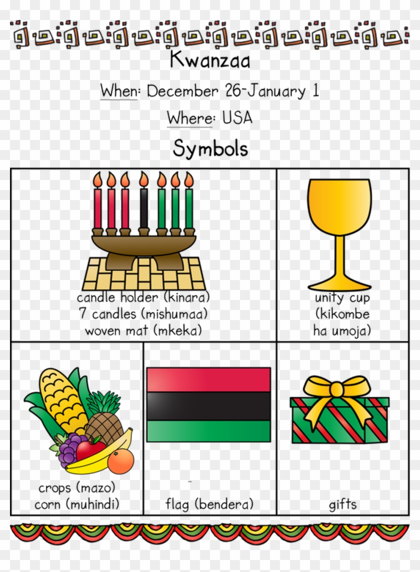 Picture - Kwanzaa Symbols Clipart