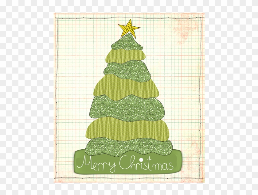 Merry Christmas - Christmas Tree Clipart