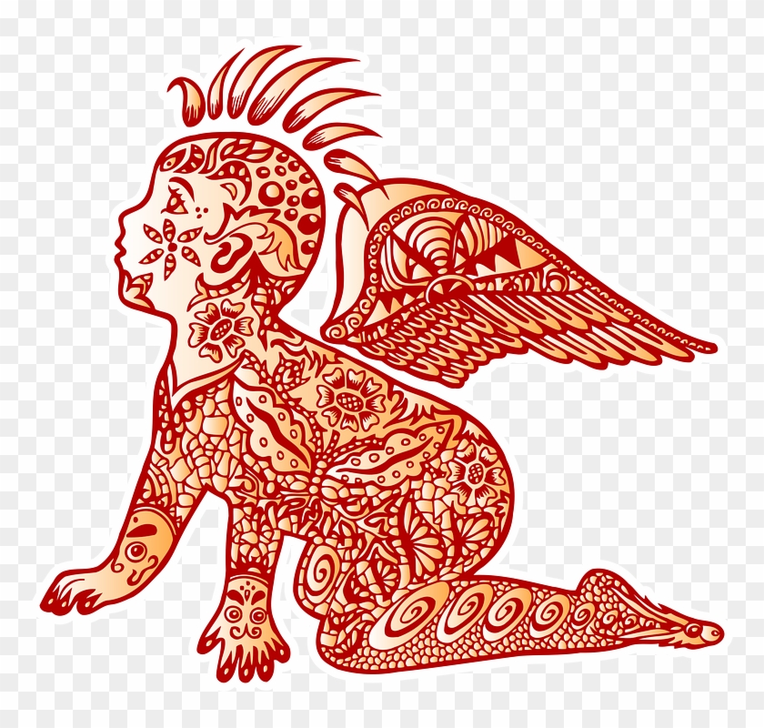 Love Tattoo Clipart Child - Baby Crawling Tattoo - Png Download