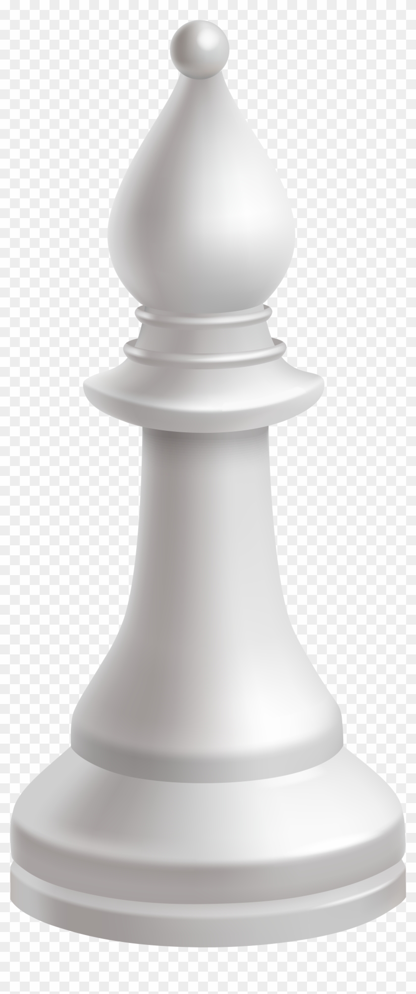 Bishop White Chess Piece Png Clip Art - White King Chess Piece Png Transparent Png #3599808