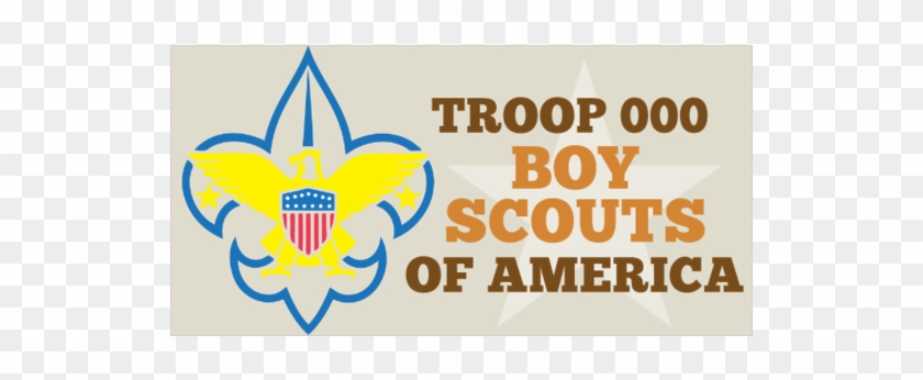 Basic Boy Scouts Of America Troop Number Vinyl Banner - Pregadores Da Palavra De Deus Clipart #3599852