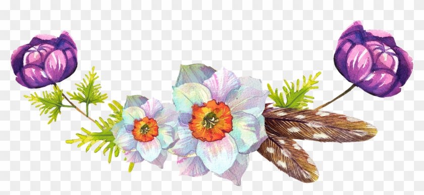 Clip Black And White Library Crocus Drawing Watercolor - Printable Roses Skrap - Png Download #3599976