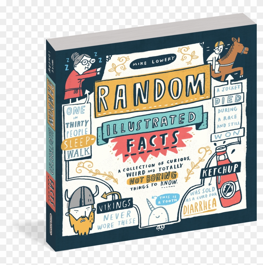 Random Illustrated Facts: A Collection Of Curious, Clipart