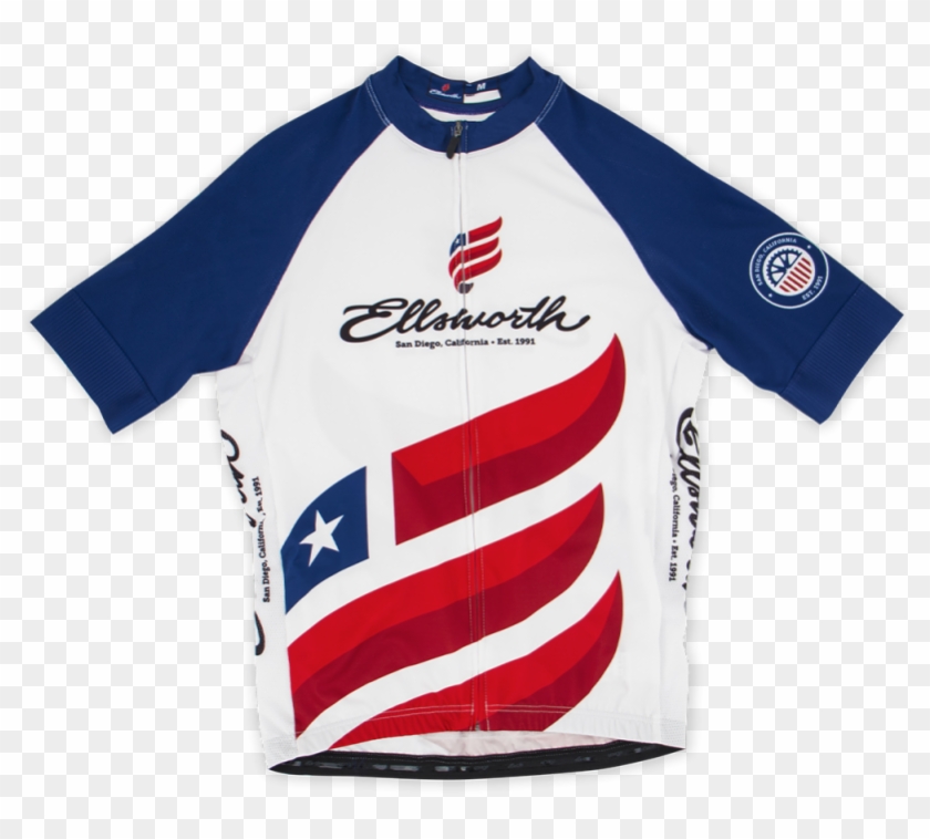 Team Captain America Zip-up Jersey - Sports Jersey Clipart