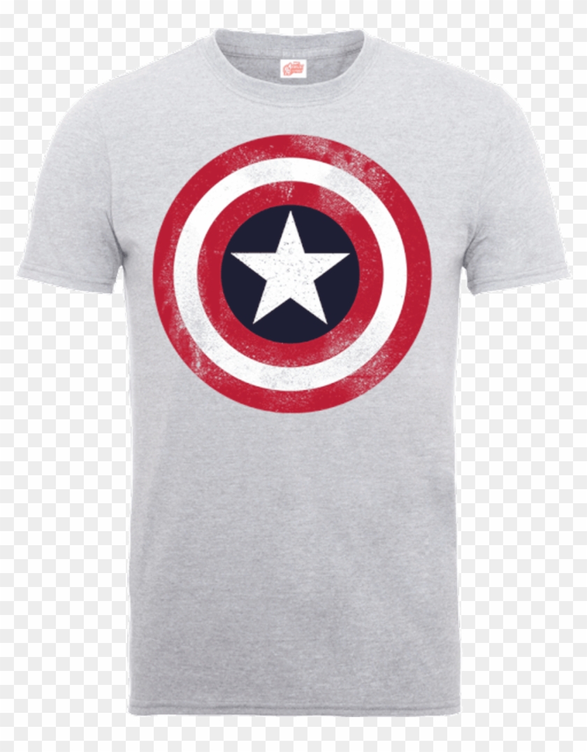 Marvel Avengers Assemble Captain America Distressed Camiseta Capitan America Bebe Clipart Pikpng