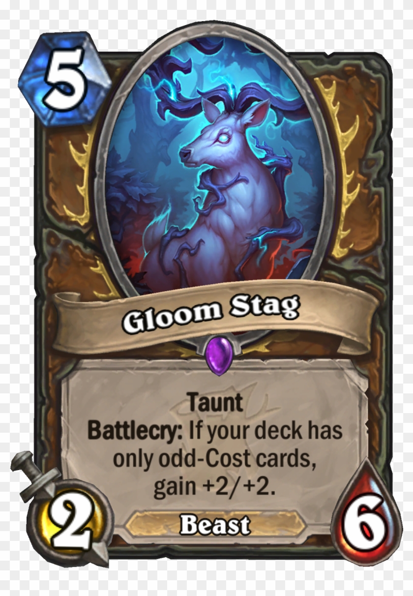 Druid Gil 130 Engb Gloomstag - Hearthstone New Cards Witchwood Clipart #360404