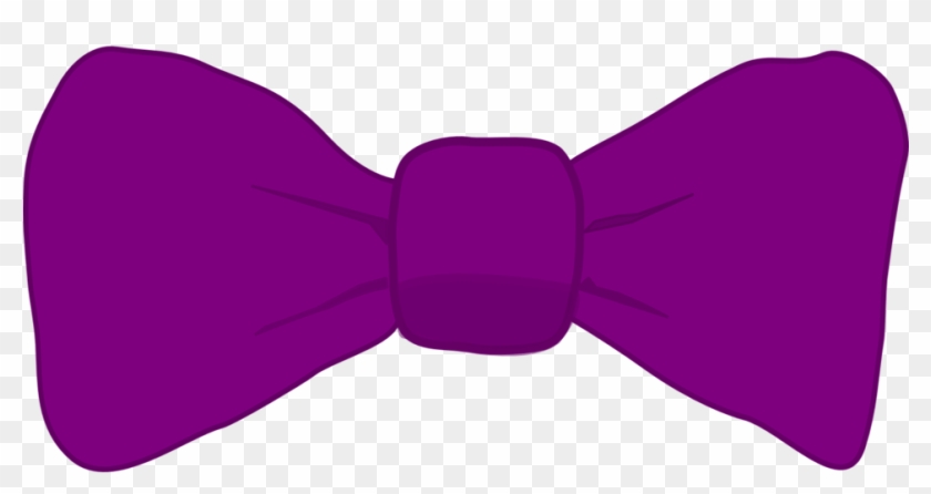 Purple Bow Tie Clipart - Png Download #360565