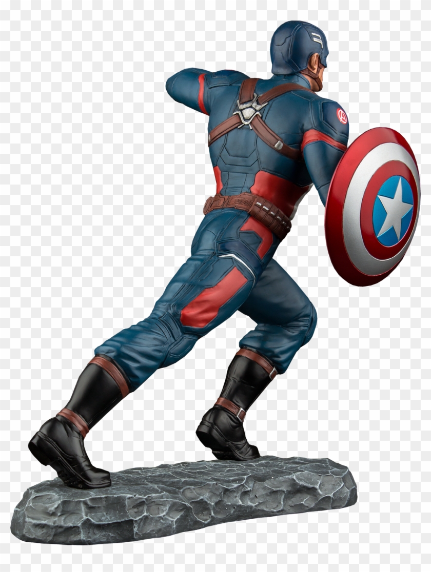 Captain - Capitão America Action Figure Statues Clipart #360640
