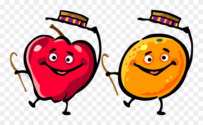 Medium Image - Cartoon Fruit Dancing Clipart #361028