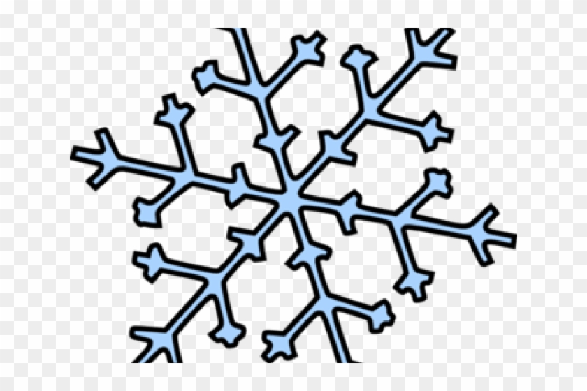 Snowflake Clipart Transparent Background - Snowflake Outline Png Transparent #361092