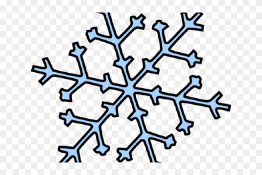 Snowflake Clipart Transparent Background - Snowflake Outline Png Transparent