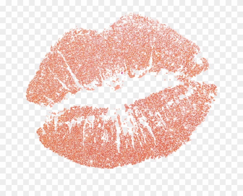 Lip Rose Kiss Clip Art - Rose Gold Lips Png Transparent Png #361265