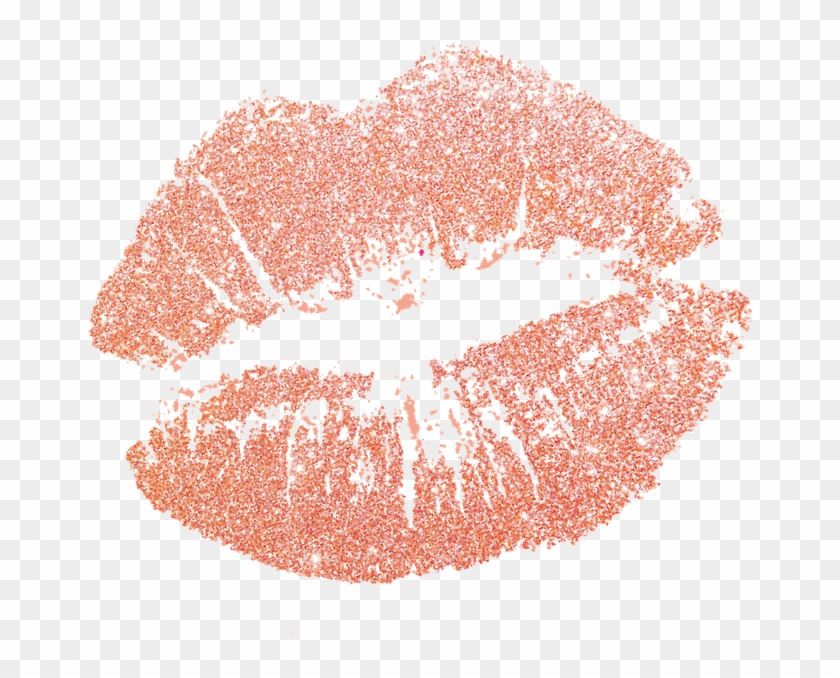 Lip Rose Kiss Clip Art - Rose Gold Lips Png Transparent Png