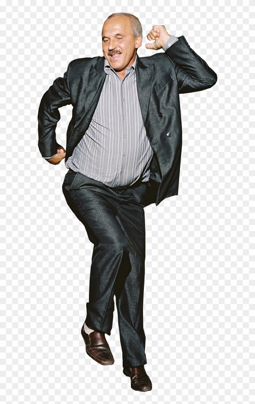 Funny Man Dancing - Dancing People Cutout Clipart