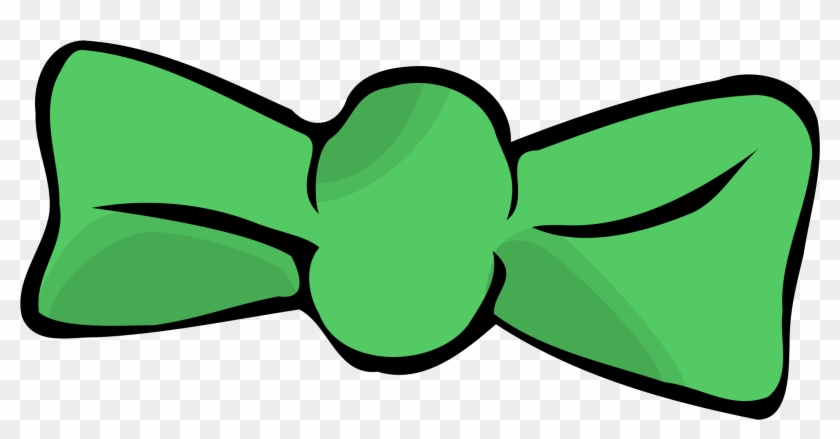 Big Image - Green Bow Tie Clipart - Png Download #361679