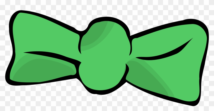 Big Image - Green Bow Tie Clipart - Png Download