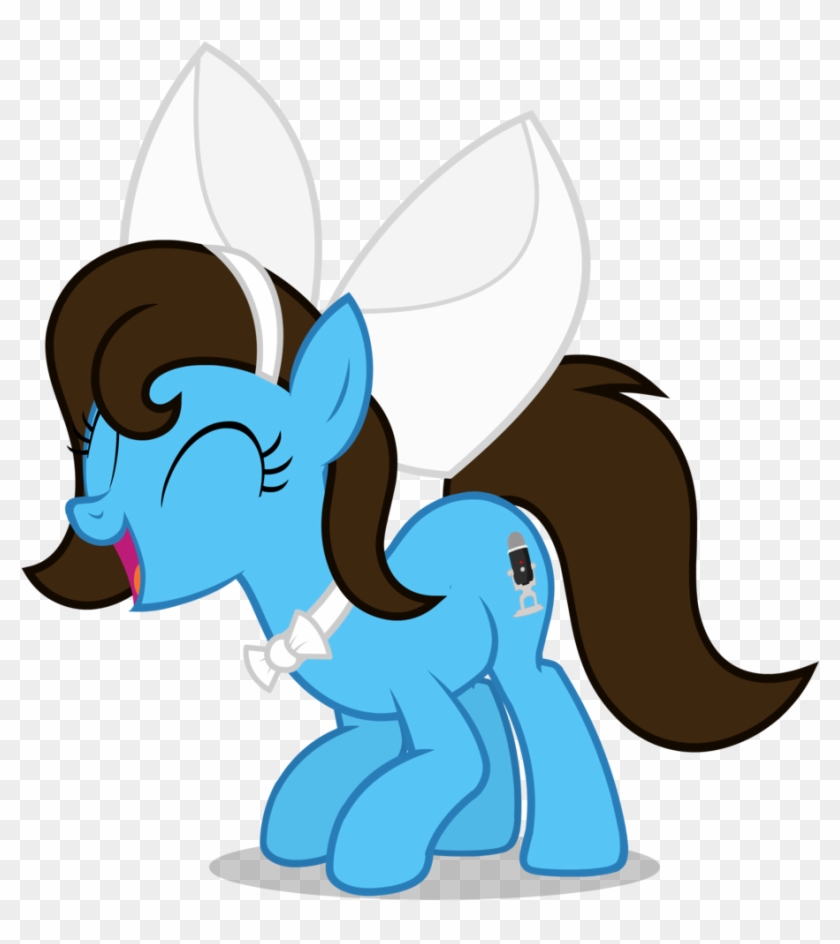 Artist Egstudios Blue Fur Bow Cutie - Cartoon Clipart