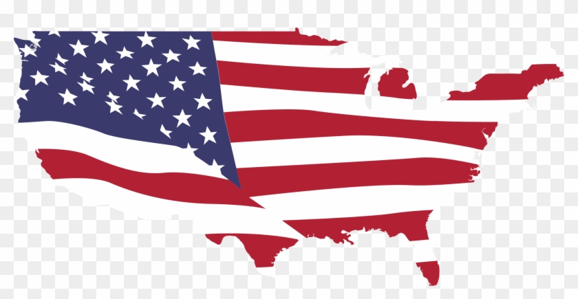 This Free Icons Png Design Of Usa Map Flag Clipart #361828
