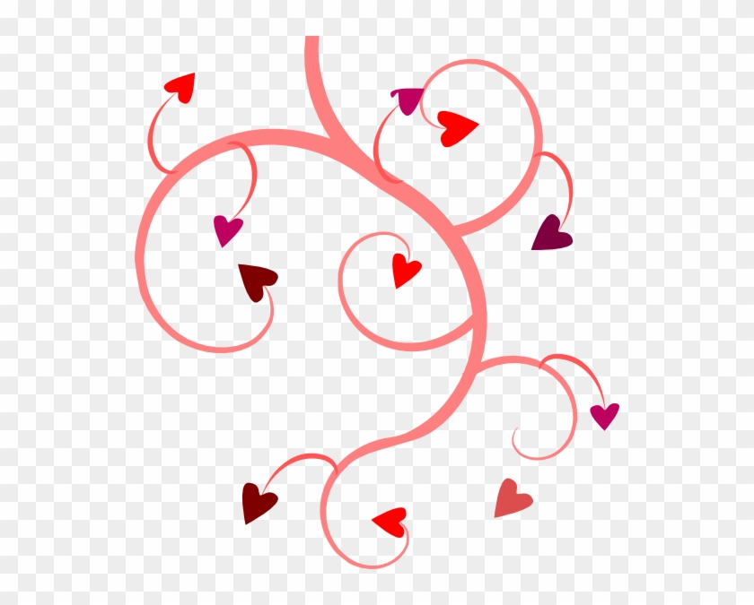 Heart Vine Clipart Kid - Hearts Clip Art - Png Download #362085