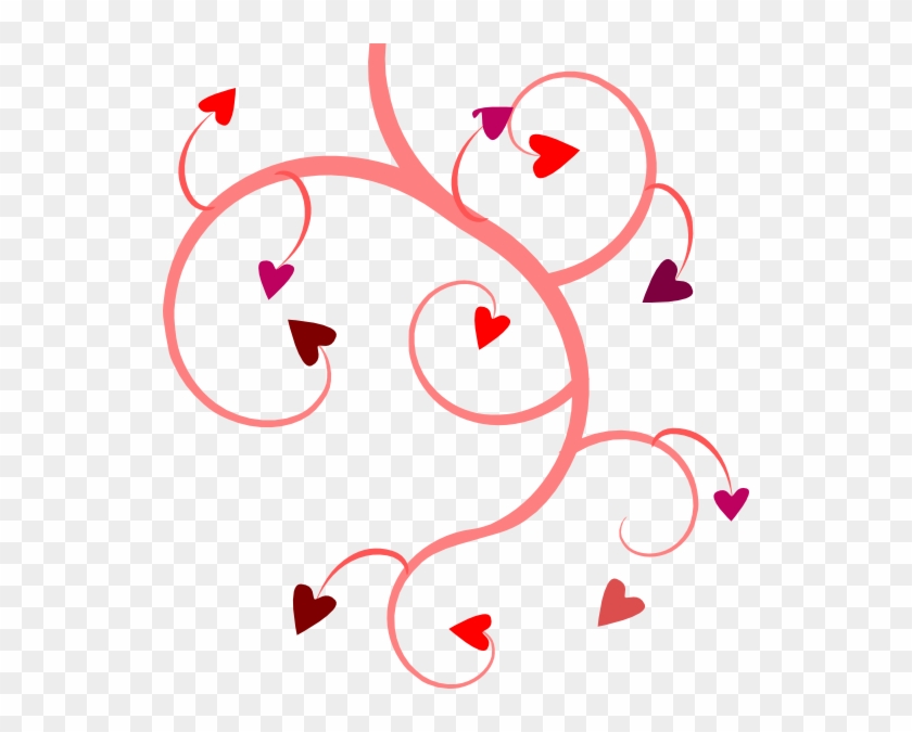 Heart Vine Clipart Kid - Hearts Clip Art - Png Download