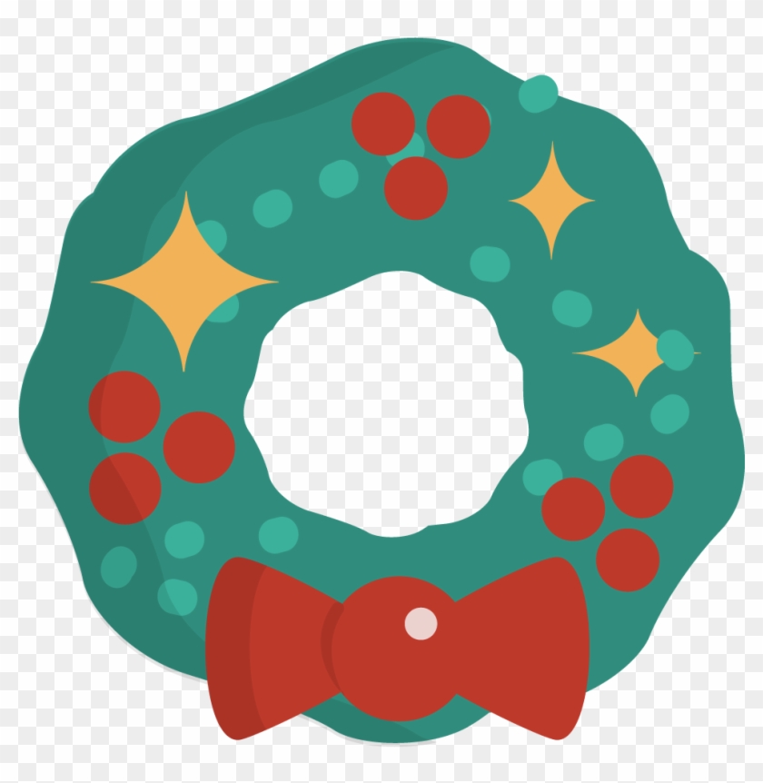 Wreath Clipart Cute Amp Wreath Clip Art Cute Images - Corona De Navidad Icono - Png Download