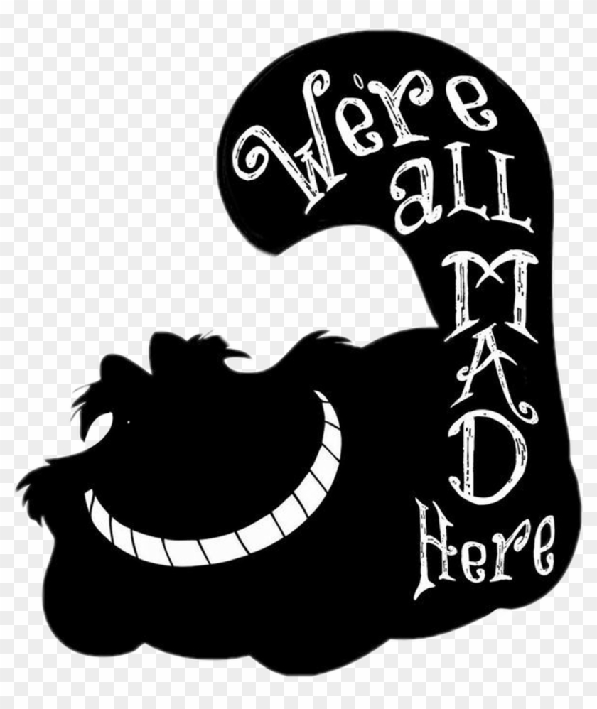 Were All Mad Here Shirt Clipart
