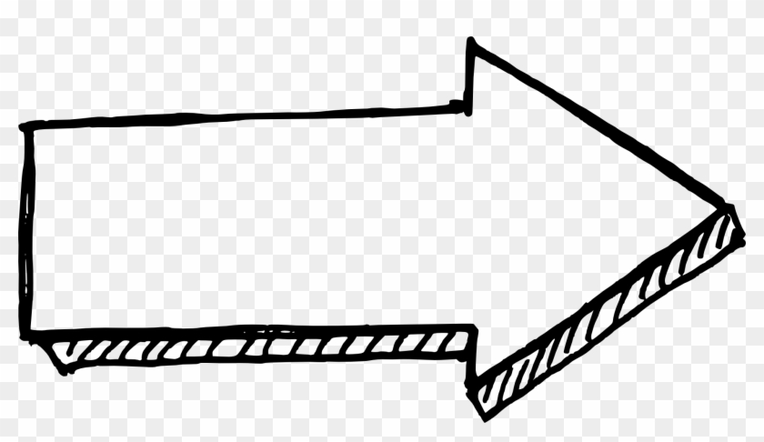 Free Download - Drawn White Arrow Png Clipart