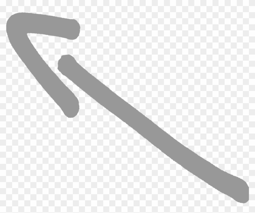 Drawn Arrow Grey - Grey Arrow Icon Png Clipart