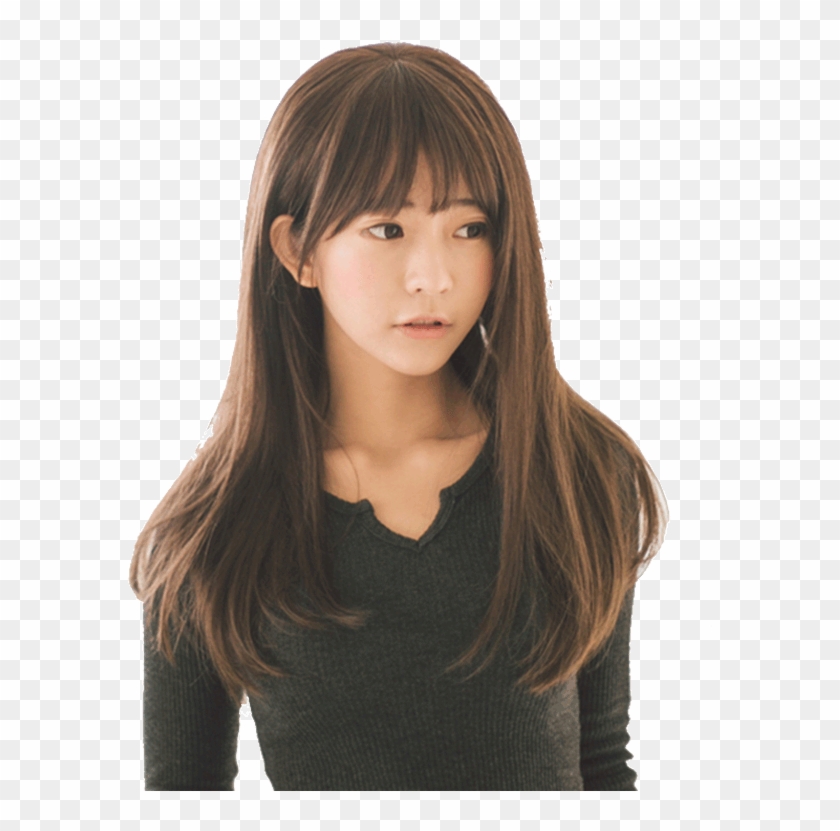 Inaishi Big Scalp Wig Female Long Curly Hair Wig Long - Wig Clipart