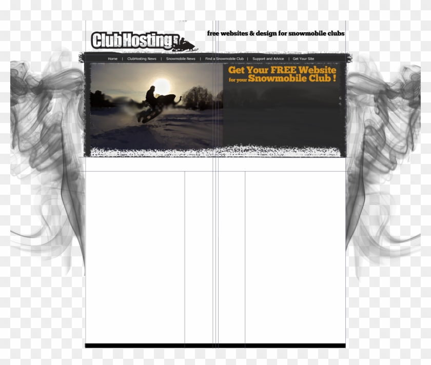 Smoke-background - Surfing Clipart