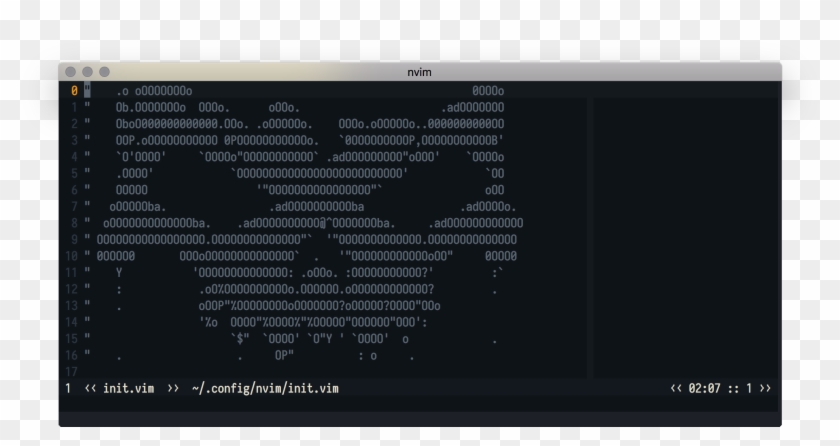 Code Below - Vim Statusline Clipart
