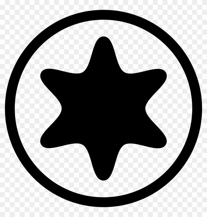 Open - Torx Screw Head Clipart