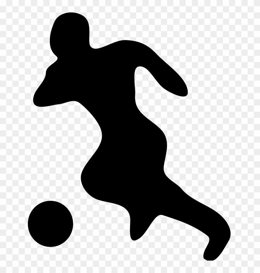 Football Player Vector - ظل لاعبين كرة القدم Clipart