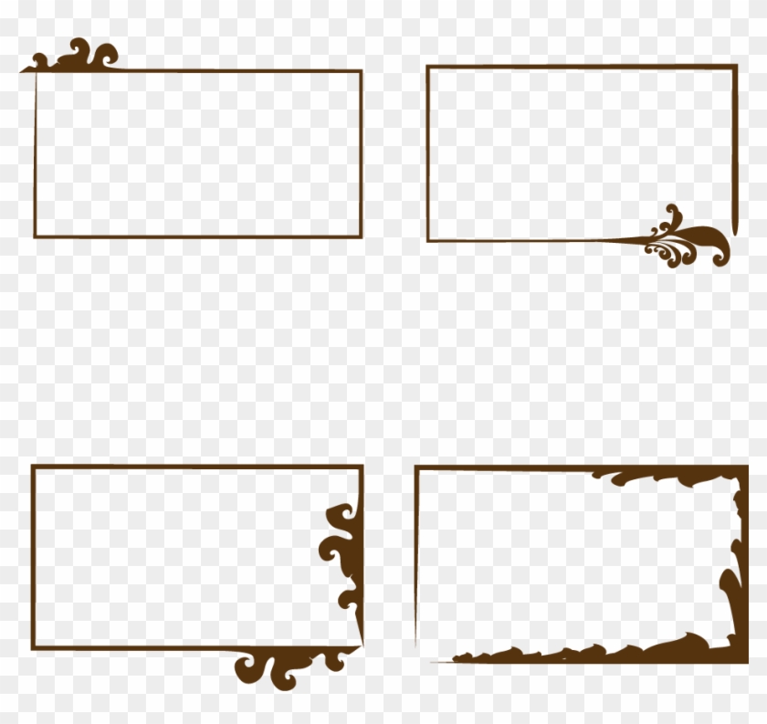 Chinese Style Border Irregular Shape Decorative Pattern - Parallel Clipart #364201