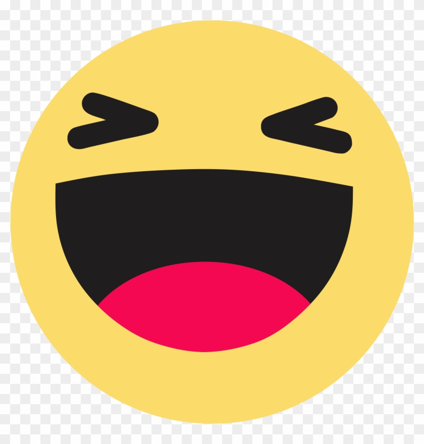 Facebook Smiley Png - Facebook Haha Emoji Png Clipart #364380