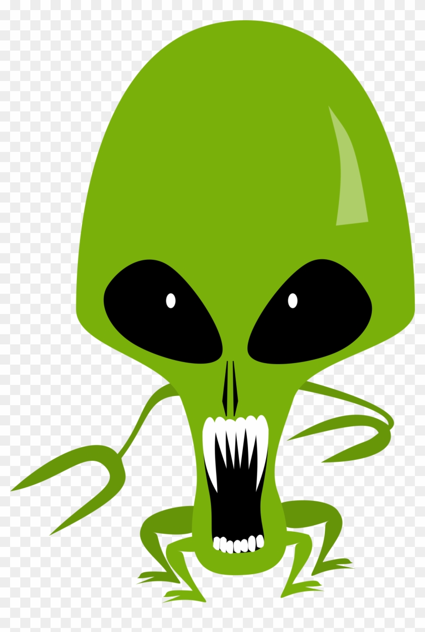 Creepy Clipart At Getdrawings - Alien Vector - Png Download