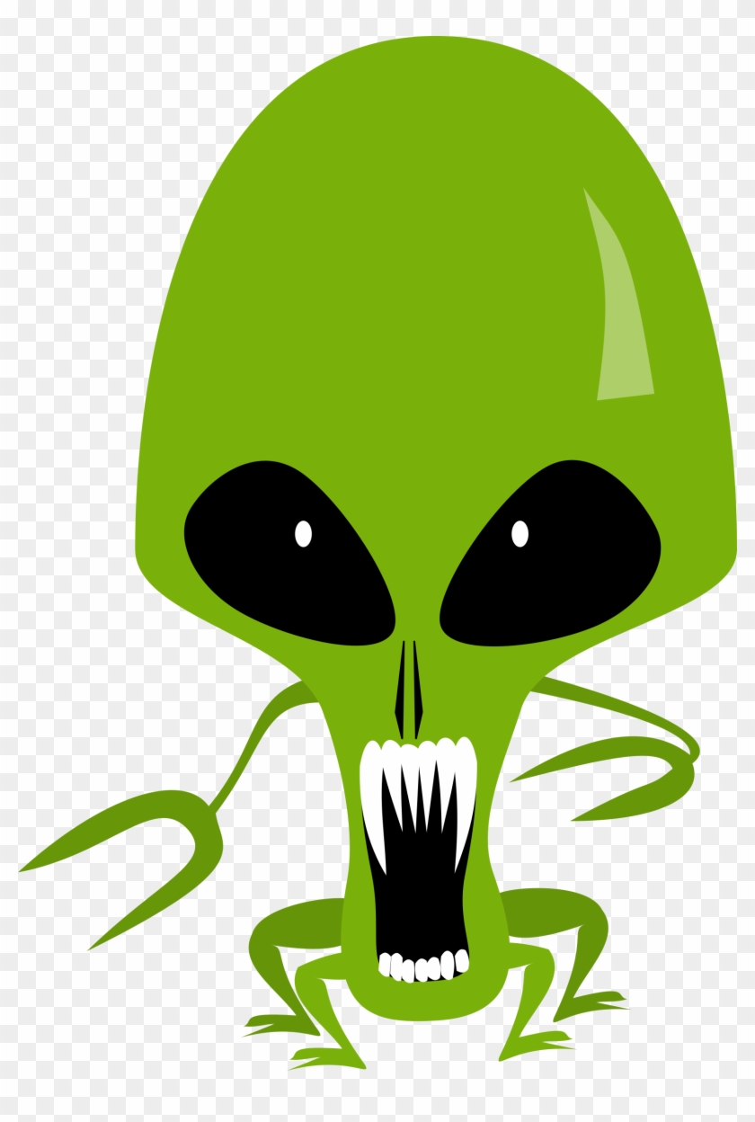 Creepy Clipart At Getdrawings - Alien Vector - Png Download #364414