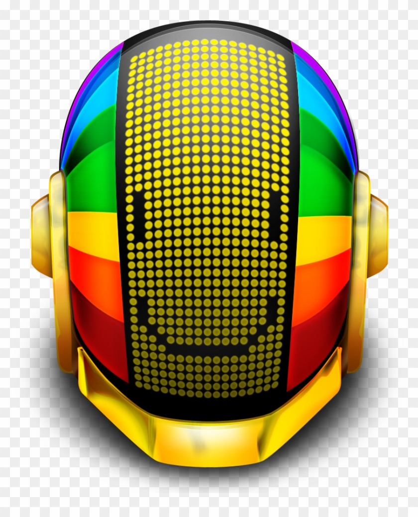 Smiley Png Picture - Daft Punk Smiley Helmet Clipart #364622