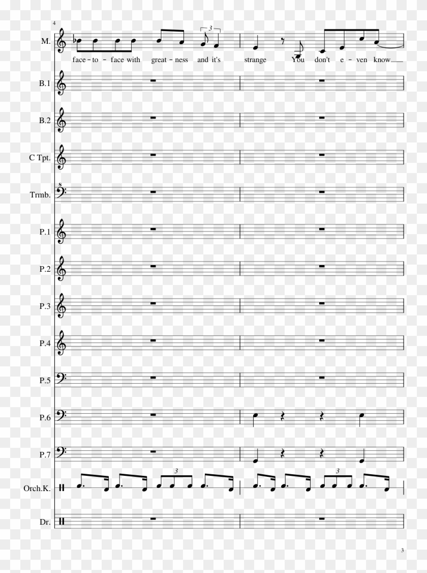 You're Welcome Sheet Music 3 Of 38 Pages - Super Mario Odyssey Fossil Falls Sheet Music Clipart