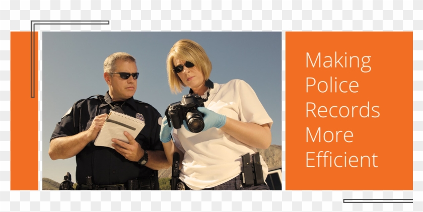 Making Police Records More Efficient - Police Officer Clipart #365369