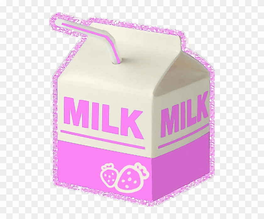 Milk Carton Clipart Aesthetic - 80s School Milk - Png Download #365506