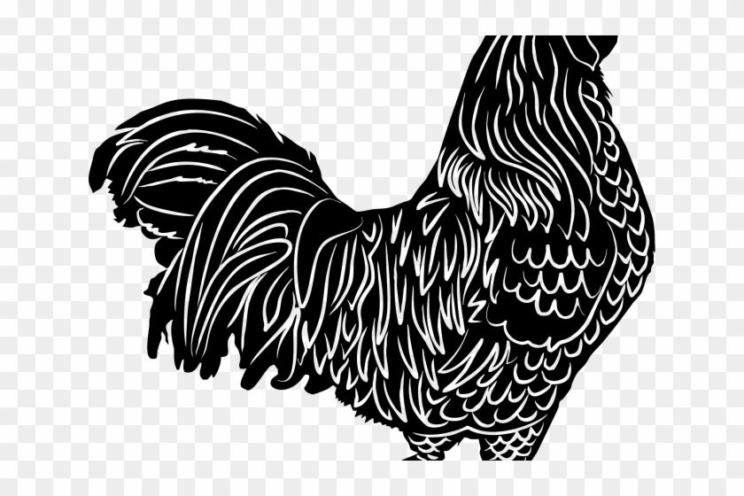 Rooster Clipart Artistic - Rooster Silhouette Png Transparent Png