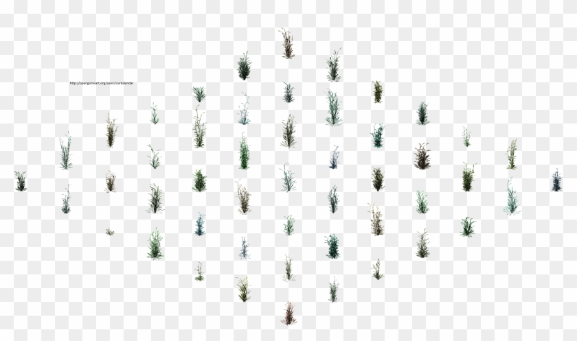 Hjm Grasses 4 Alpha - Christmas Tree Clipart #366068