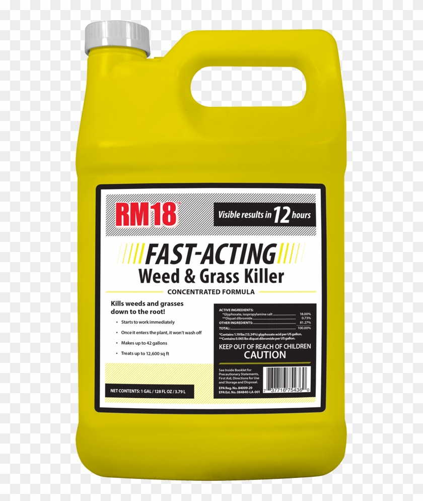 Rm18 Fast Acting Weed & Grass Killer - Plastic Clipart
