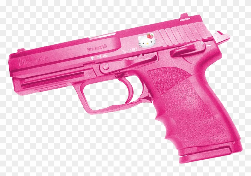 ☯this Shit Is Transparent☯ - Hello Kitty Gun Png Clipart #366196