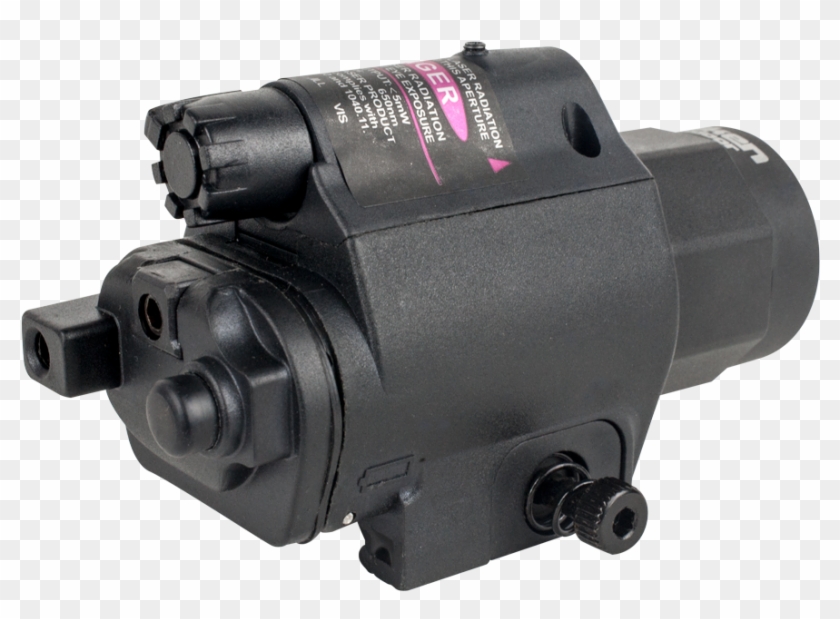 Optics V Tactical Led Flashlight Laser Sight Combo - Rifle Clipart