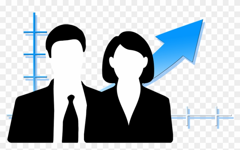 Personal, Businessman, Businesswoman, Business - Homme Et Femme D Affaire Clipart